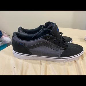 Black and Gray Men’s Vans